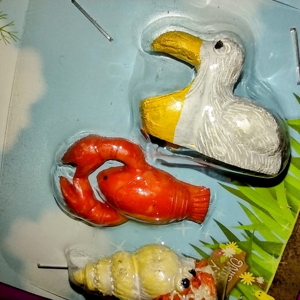 2 fairy like decor create own beach side fairy/ elf mini world fun for family